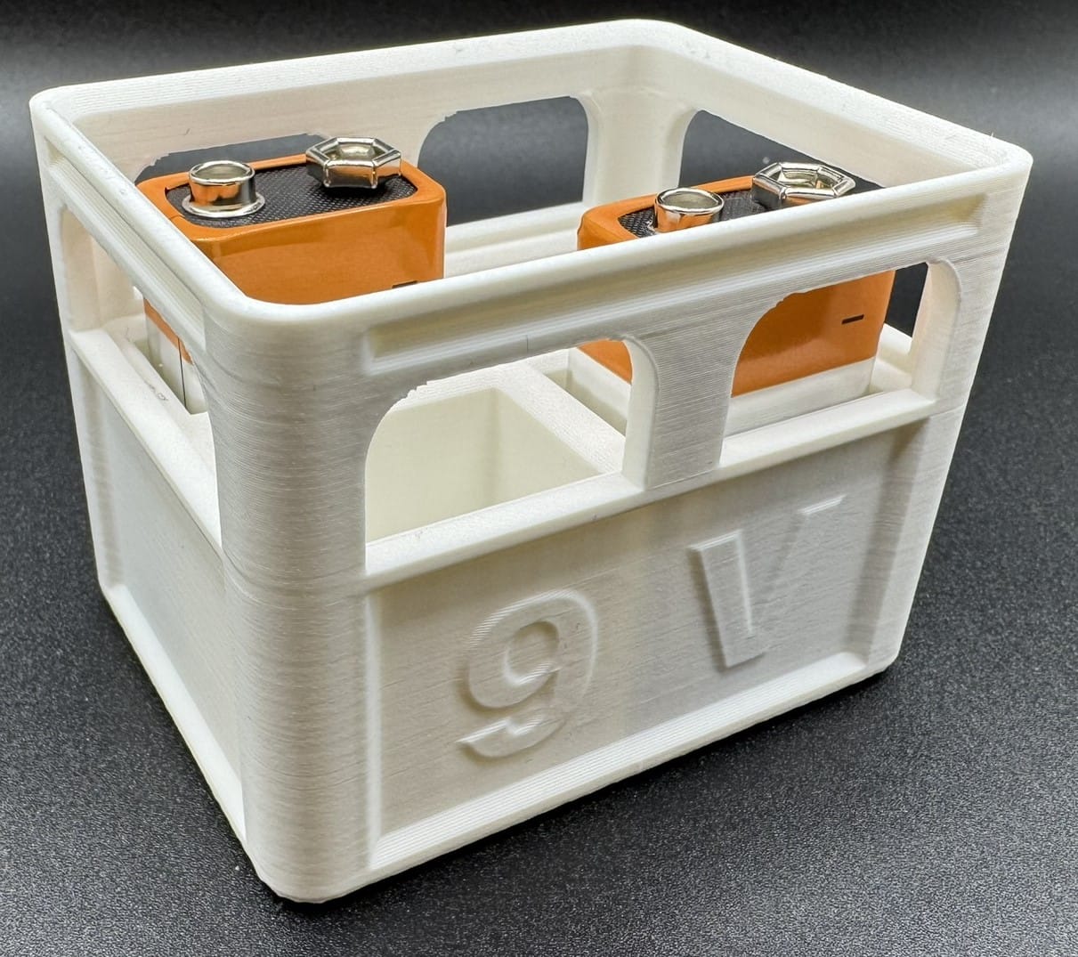 Battery Storage: Functional Stackable Crate, Custom 3D Printed for AA/AAA/9V - Unique Gift for Gadget Enthusiasts - Image 4