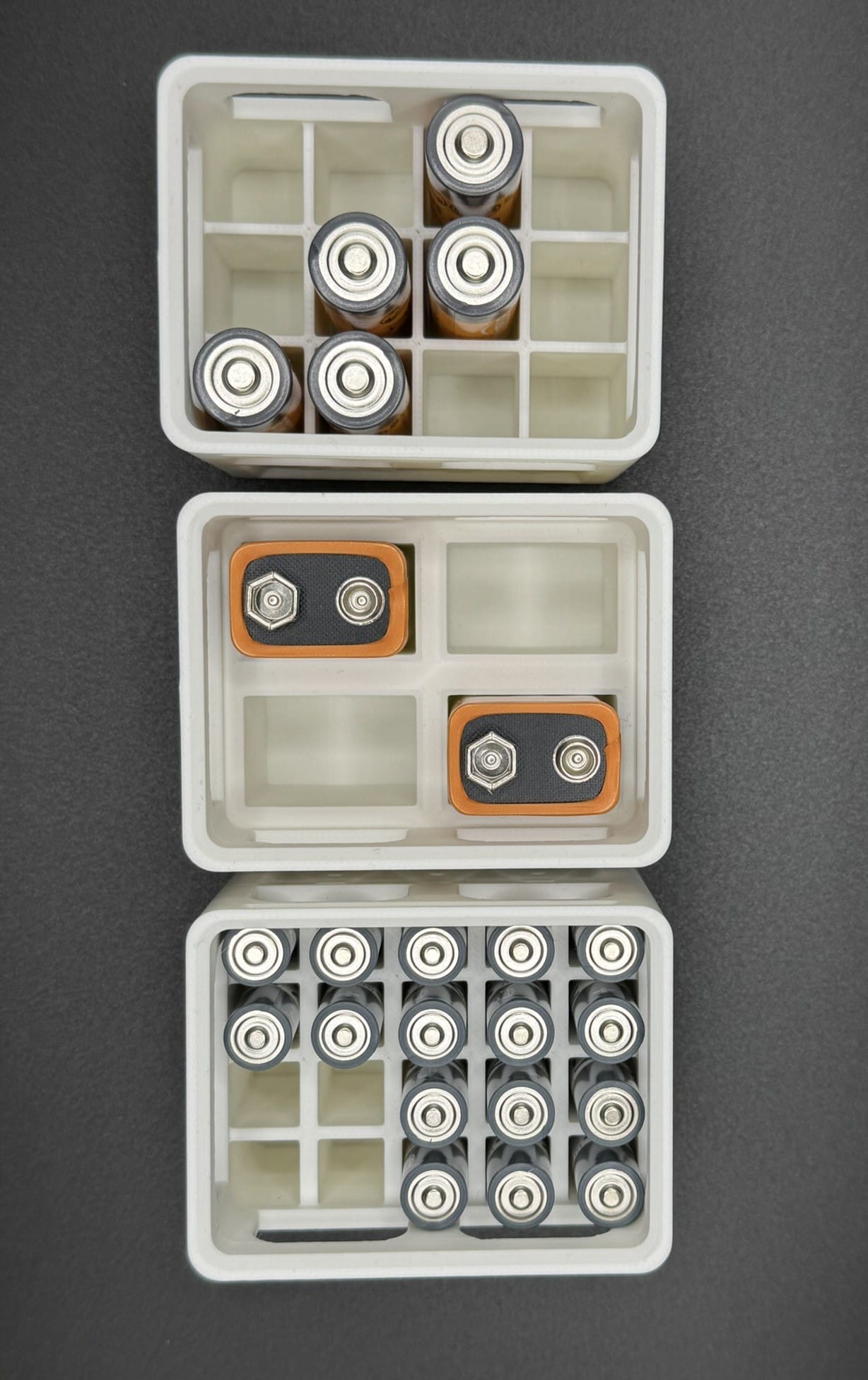 Battery Storage: Functional Stackable Crate, Custom 3D Printed for AA/AAA/9V - Unique Gift for Gadget Enthusiasts - Image 7