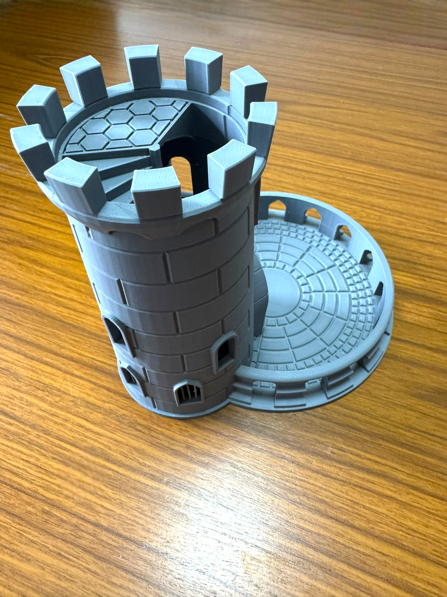 3D Printed Dice Tower, D&D Accessories, Gaming Table Organizer, Perfect Gift for Board Game Enthusiasts - Image 3